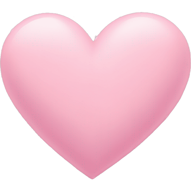 light pink heart  emoji