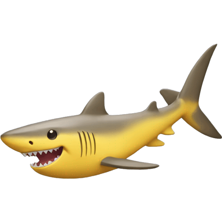 Yellow shark emoji