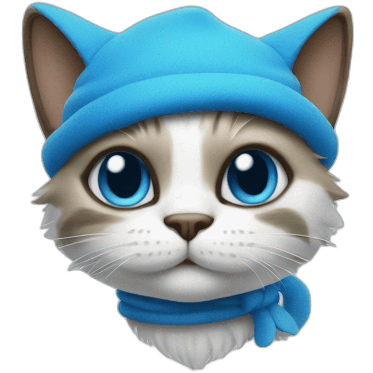 A smurf cat emoji