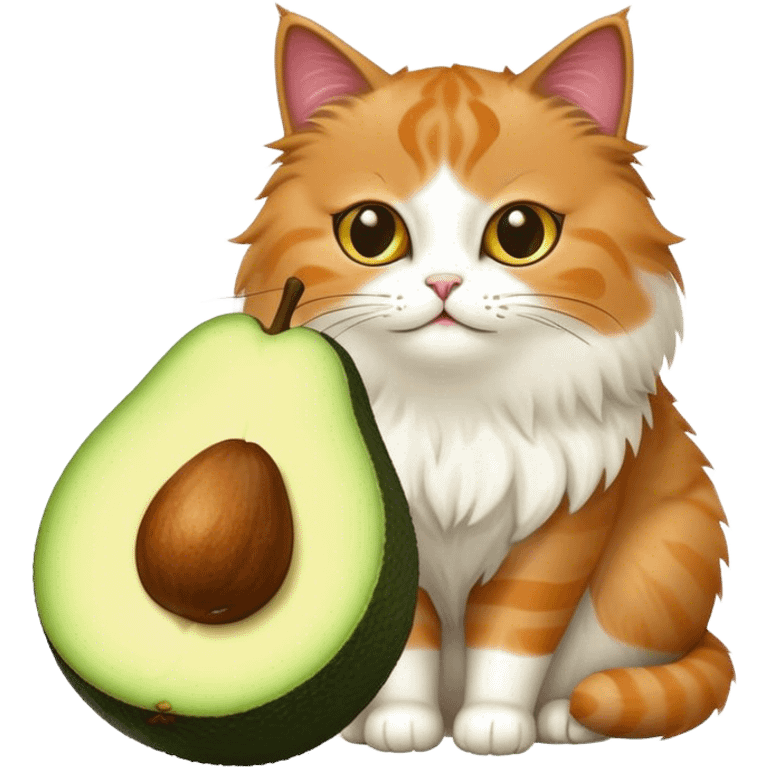 Katze avocado emoji