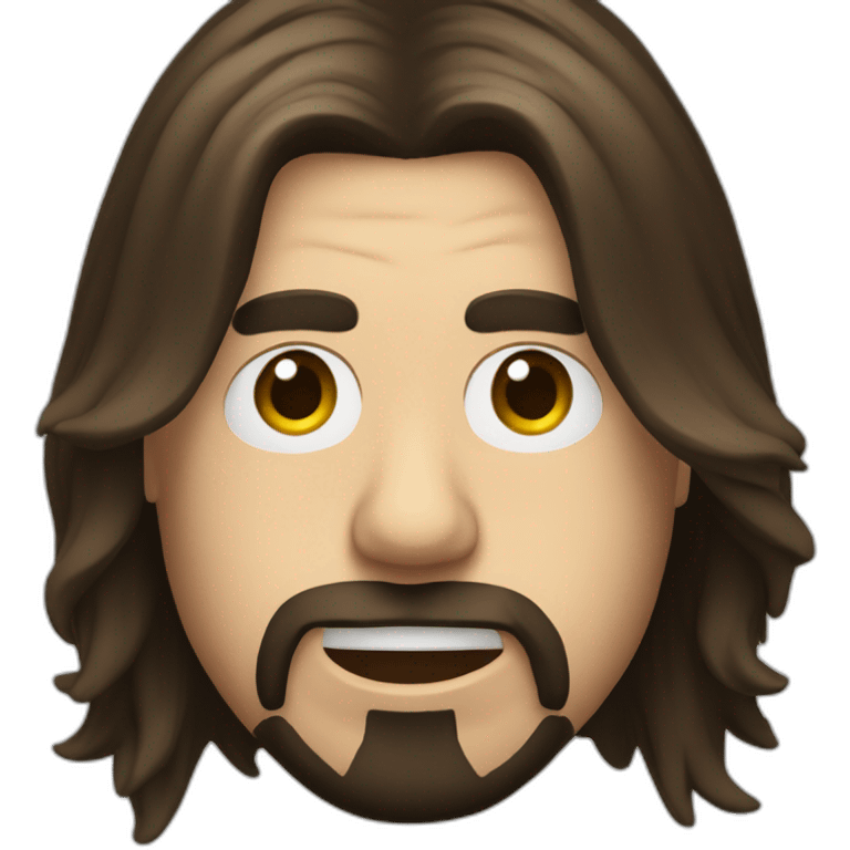 dave grohl brun long hair emoji