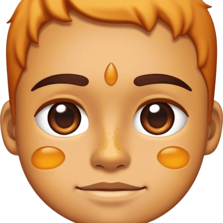 The hyperpigmentation  emoji