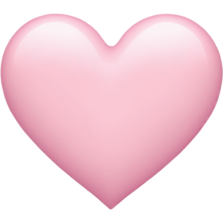 pastel pink heart emoji