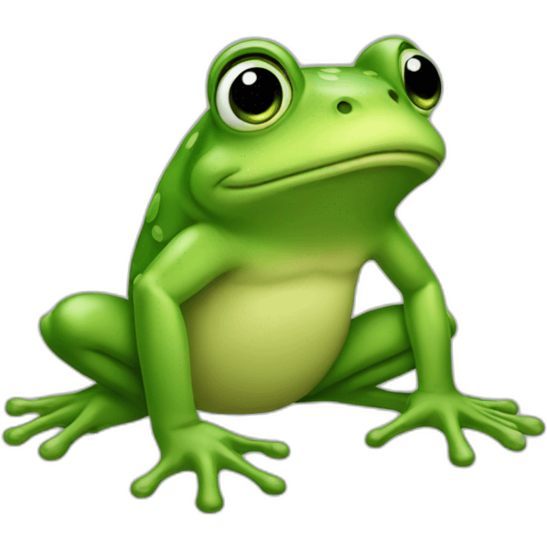 Grenouille calin emoji