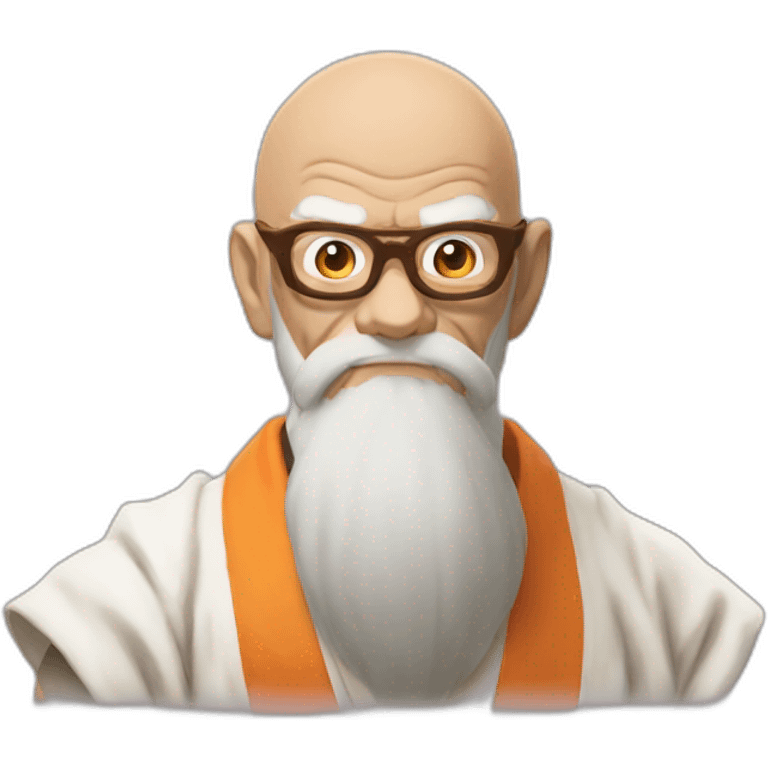 master roshi of Gragon ball emoji