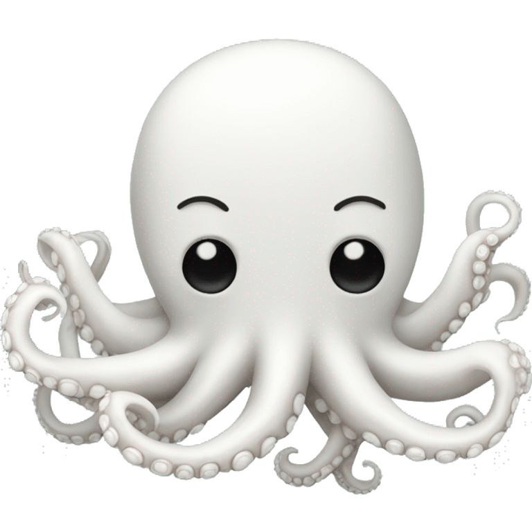 White octopus  emoji