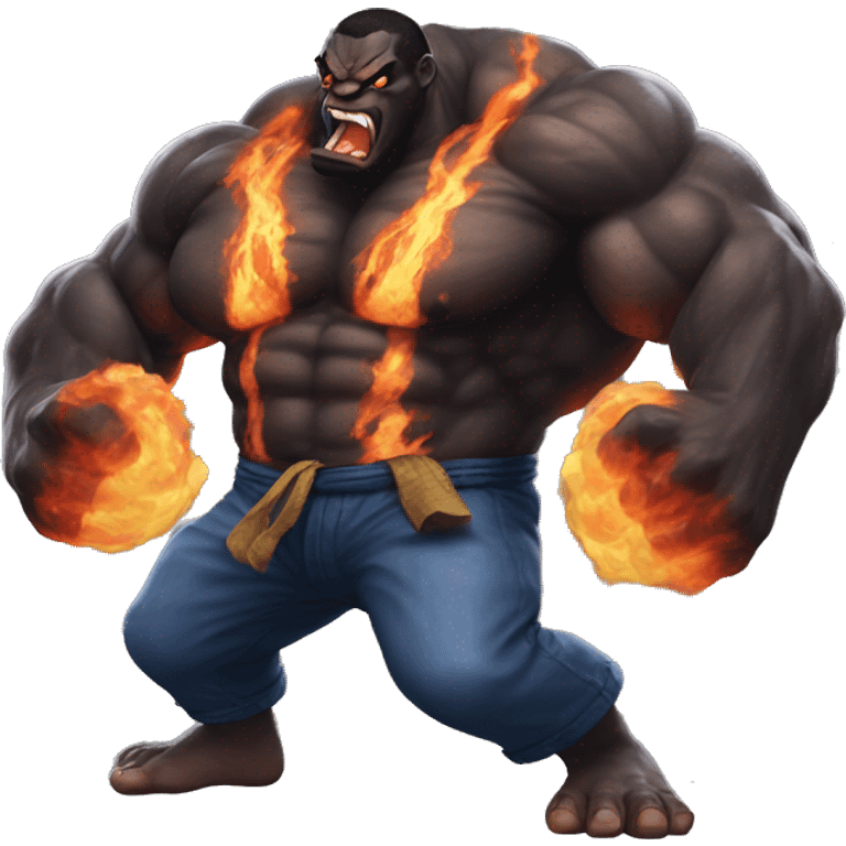 Balrog from the Street Fighter series emoji