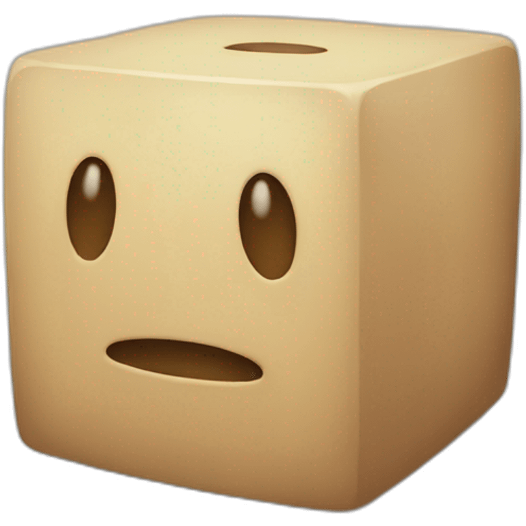 Cube emoji