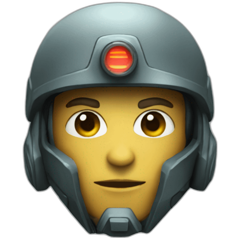 Cyber commando emoji