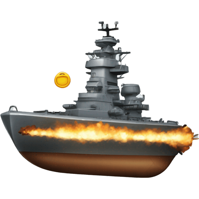 Battleship lunch missle emoji