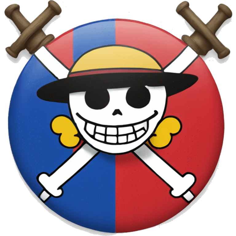 One piece anime flag  emoji