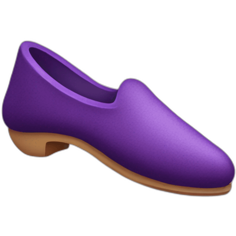 Indian purple slipper emoji