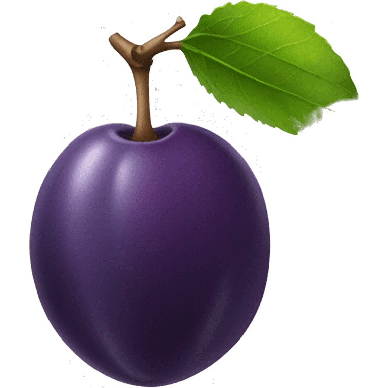 Plum  emoji