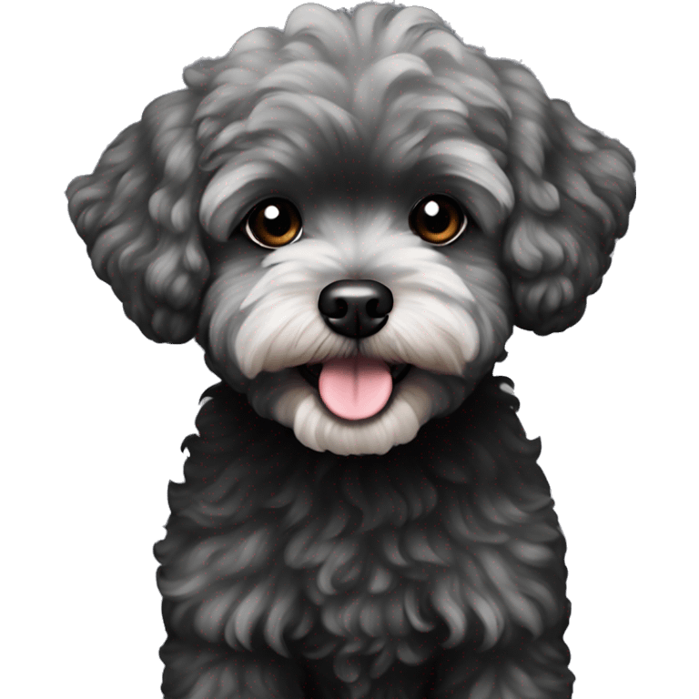 black maltipoo emoji