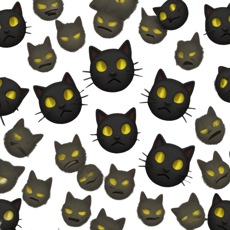 Chat noir emoji