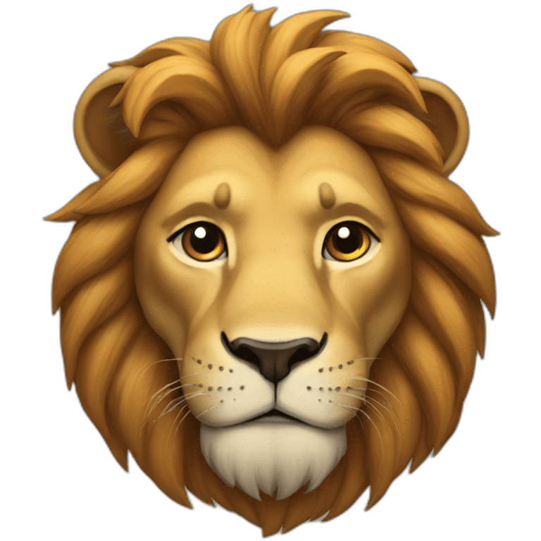 King lion emoji