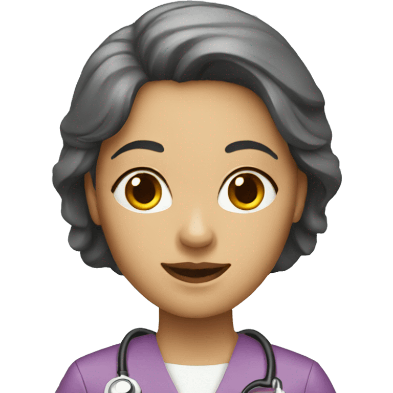 Lady doctor emoji