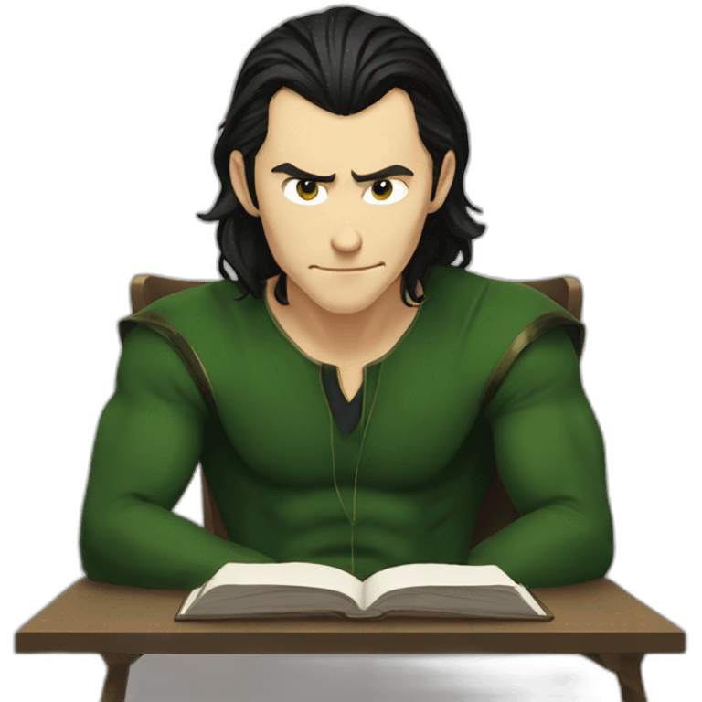 Loki watching anime  emoji