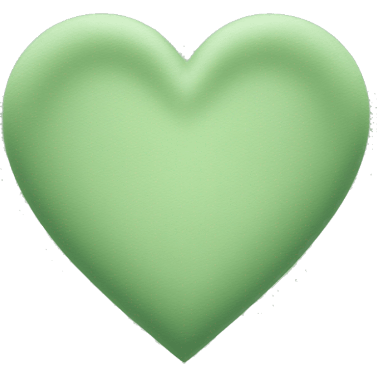 Sage green heart emoji