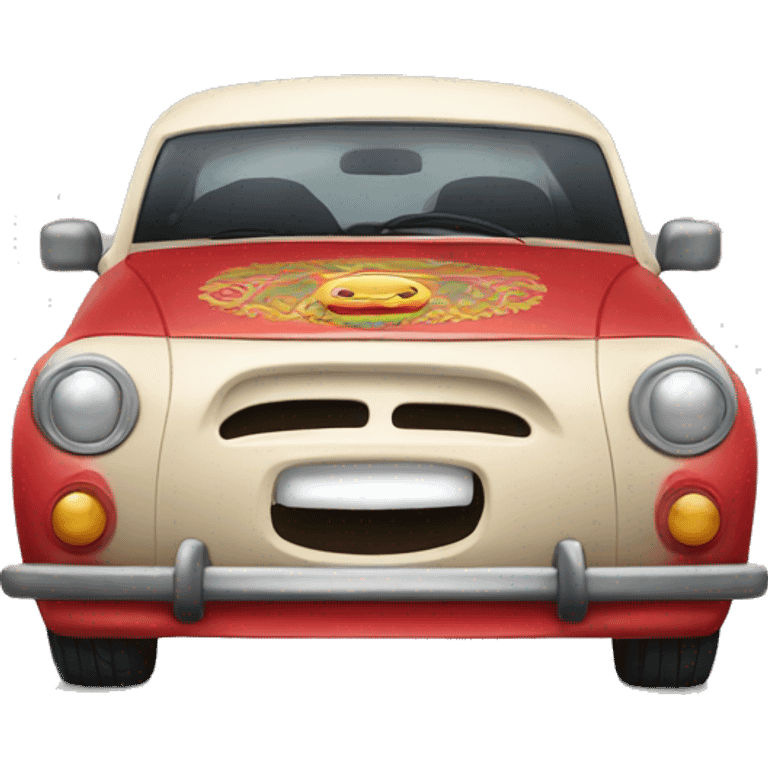 Decoración de tuneo chino carros emoji