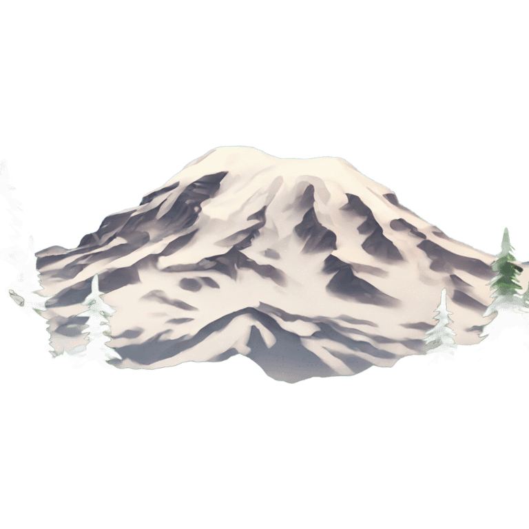 Mount Rainier emoji