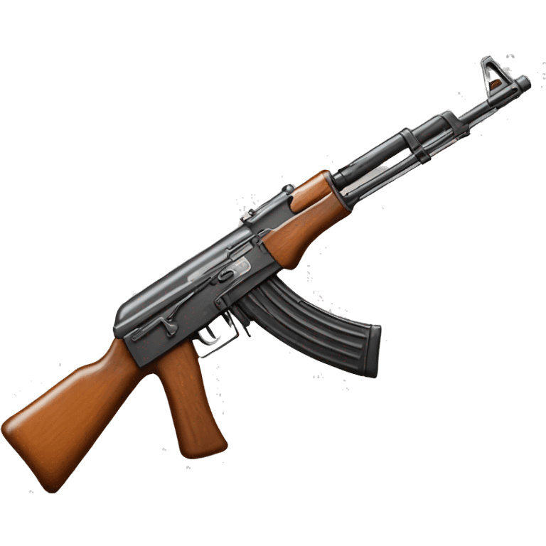 A detailed ak 47 emoji