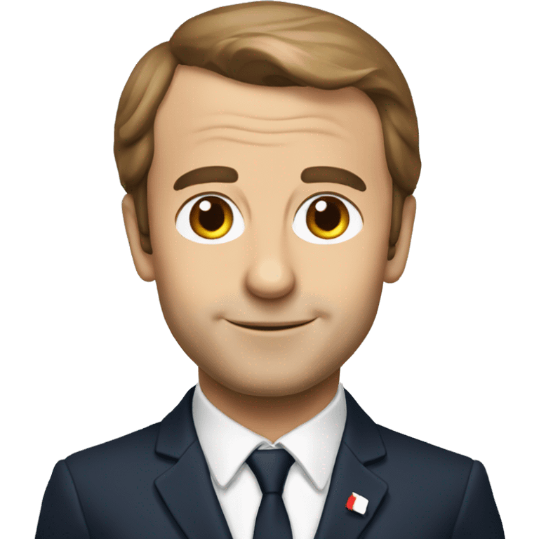 Macron etant petit emoji