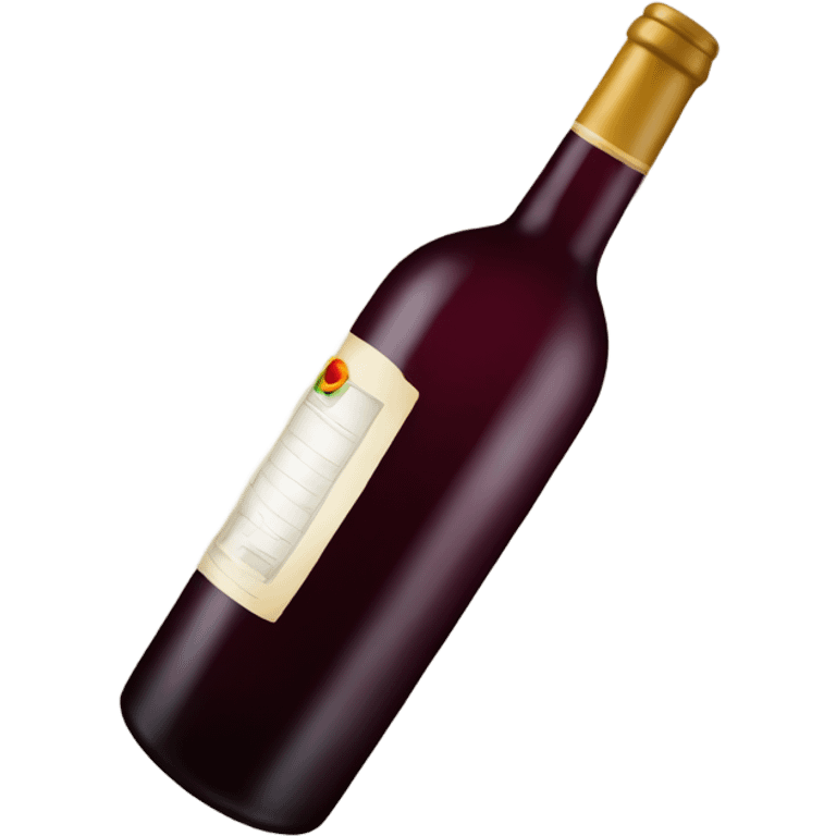 Bouteille de vin emoji