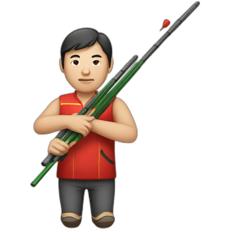 Chinese Dart Shooter emoji