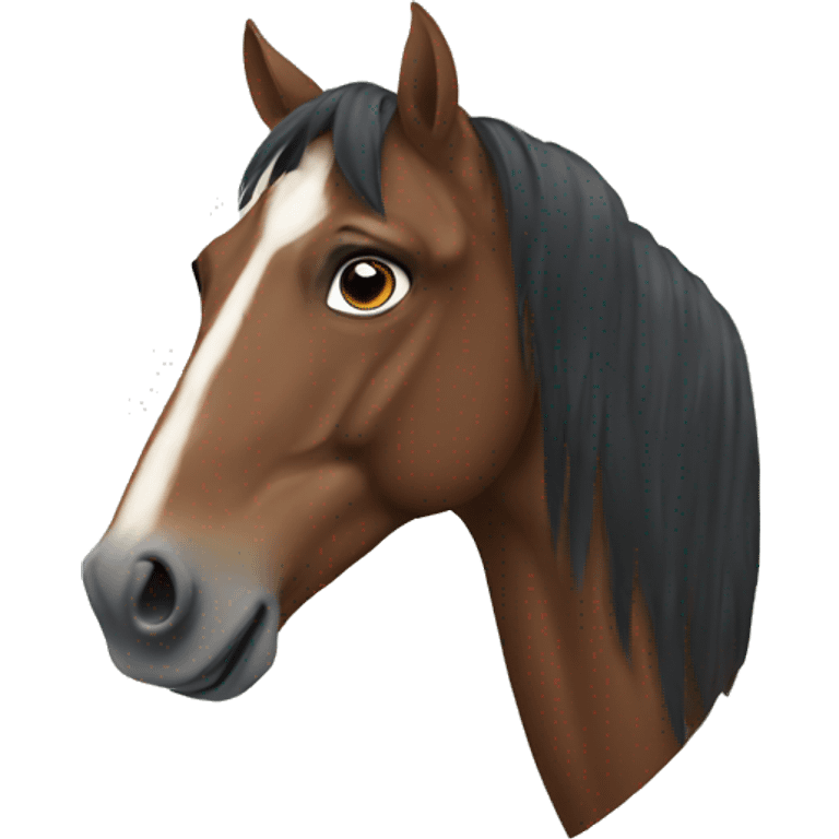 A British horse emoji