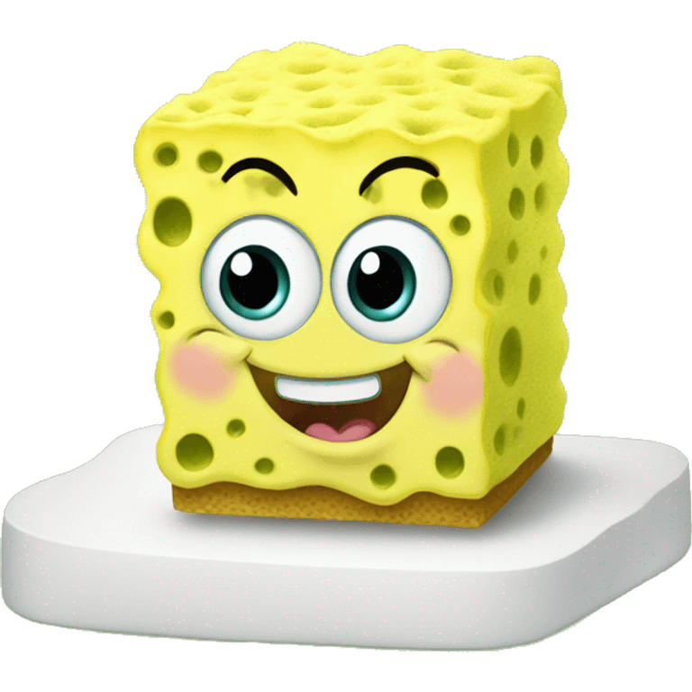 cute baby sponge bob emoji