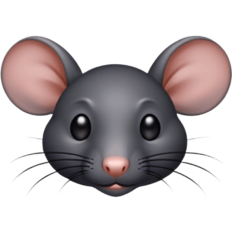 Black rat ￼ emoji