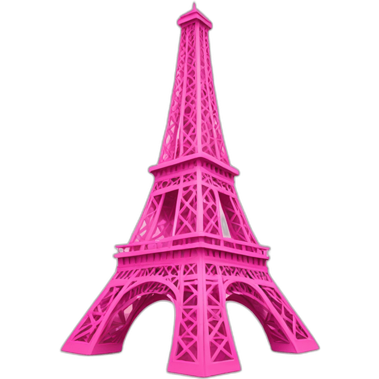 pink Eiffel tower emoji