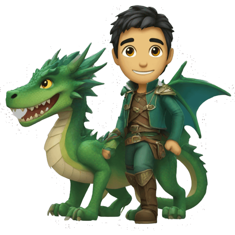 Dragón + leon emoji