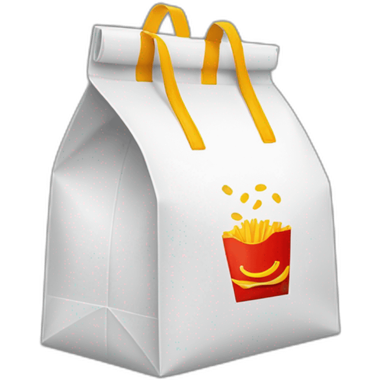 Mc donalds bag emoji