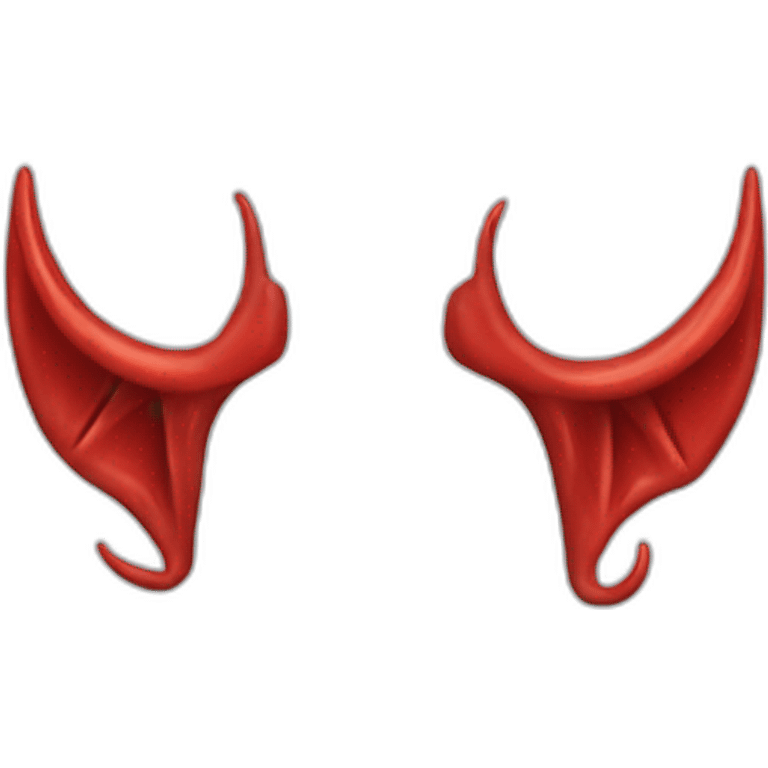 Devil ear listening emoji