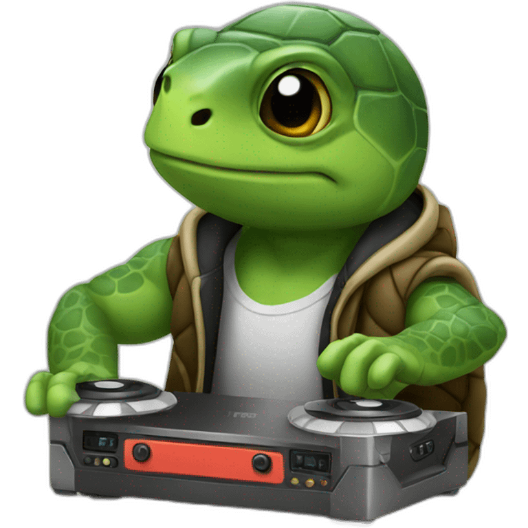 dj turtle emoji