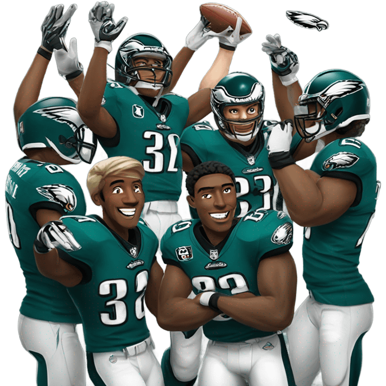 Eagles in Super Bowl emoji