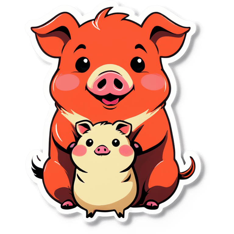 pig and hamster emoji