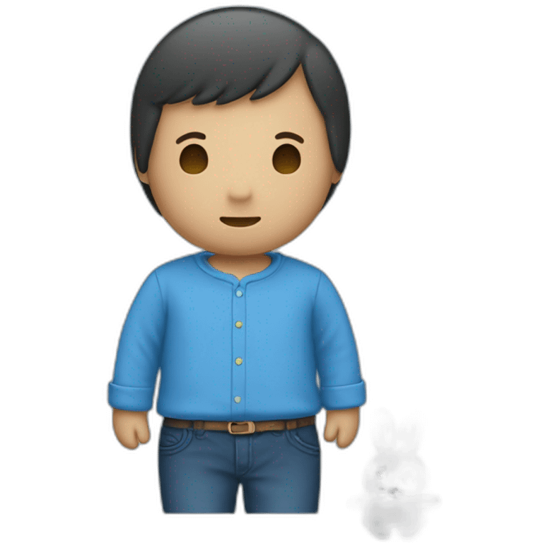 Miffy-blue-shirt emoji