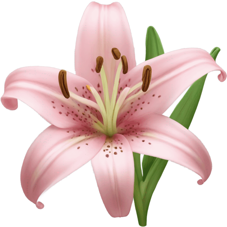 light pink lilium emoji