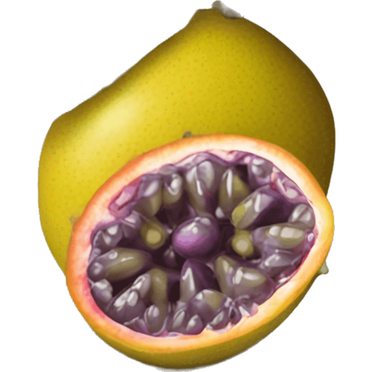 Passion fruit  emoji