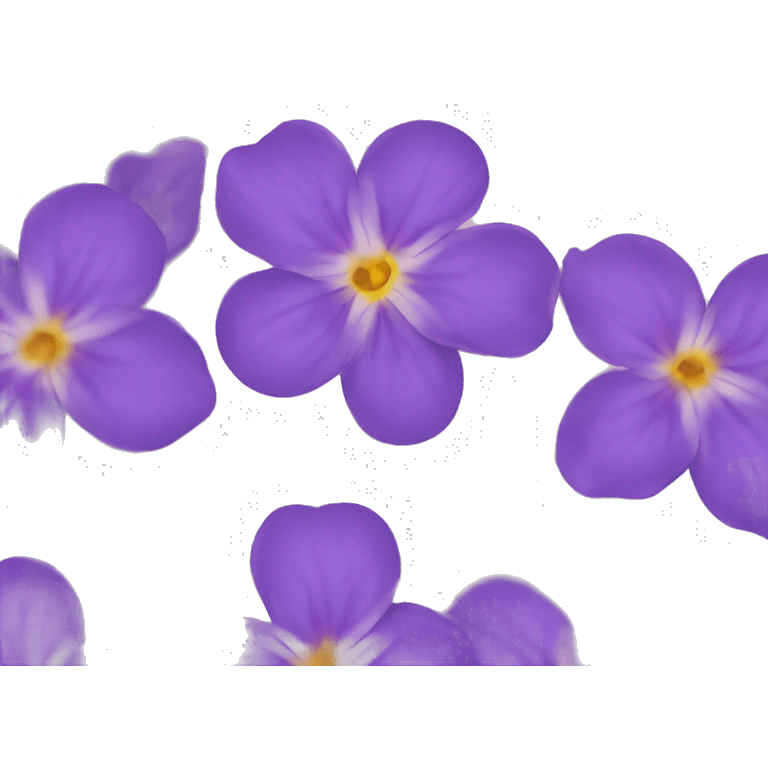 violet flower emoji