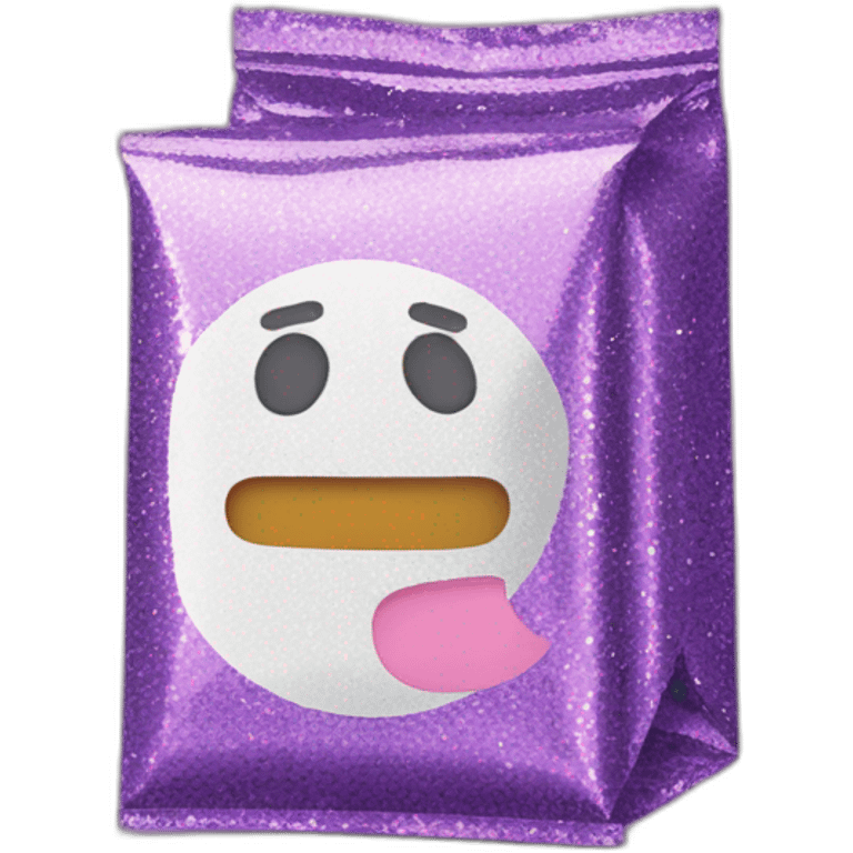 glitters packet emoji