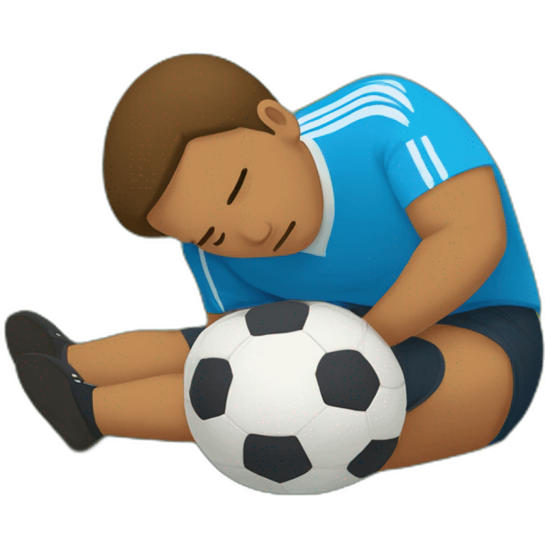 squishmallow footballer injured laying down on pitch emoji