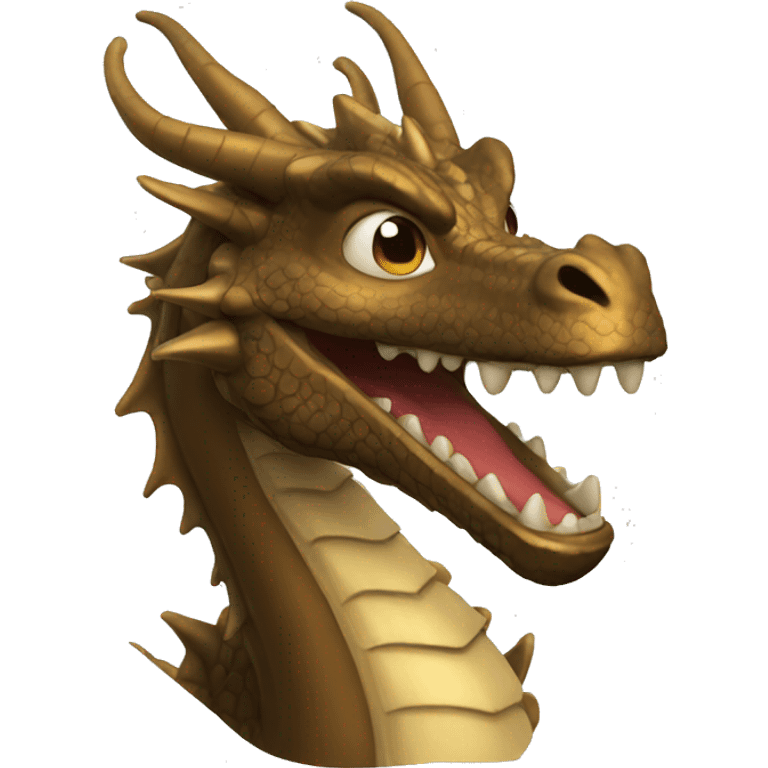 bronze dragon happy emoji