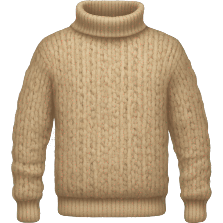 beige wool jumper emoji