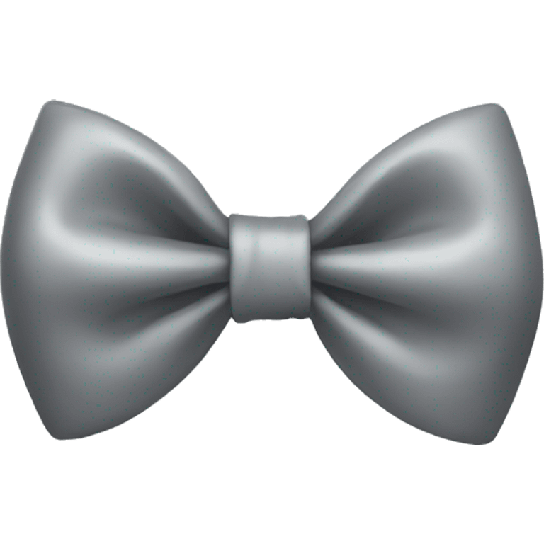 Gray bow  emoji