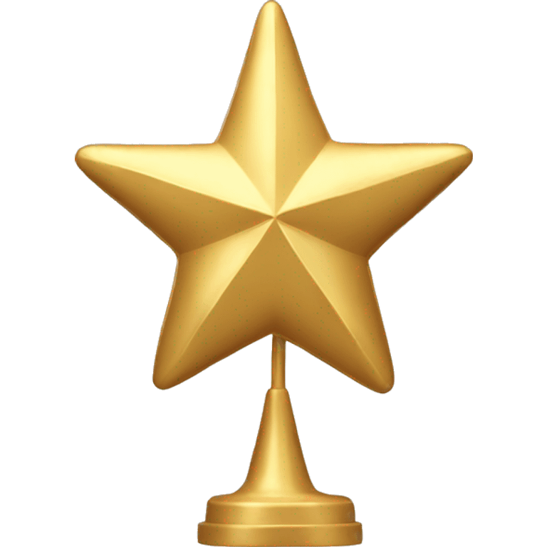 gold star topper emoji