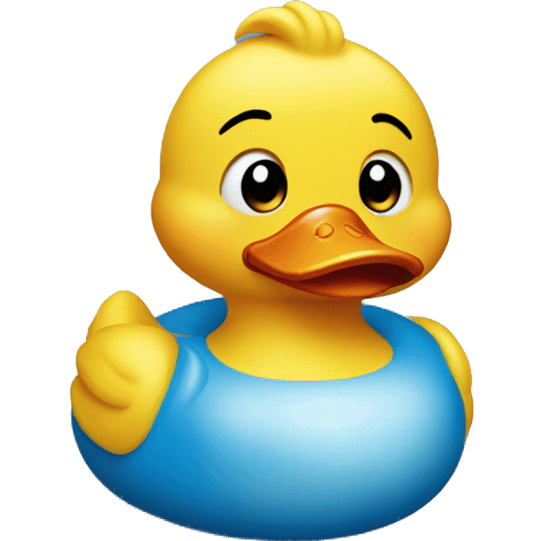 sad rubber duck emoji